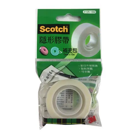 3M Scotch 810R-15M隱形膠帶補充包